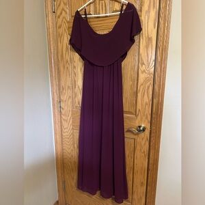 Show Me Your MuMu Deep Purple Maxi Dress